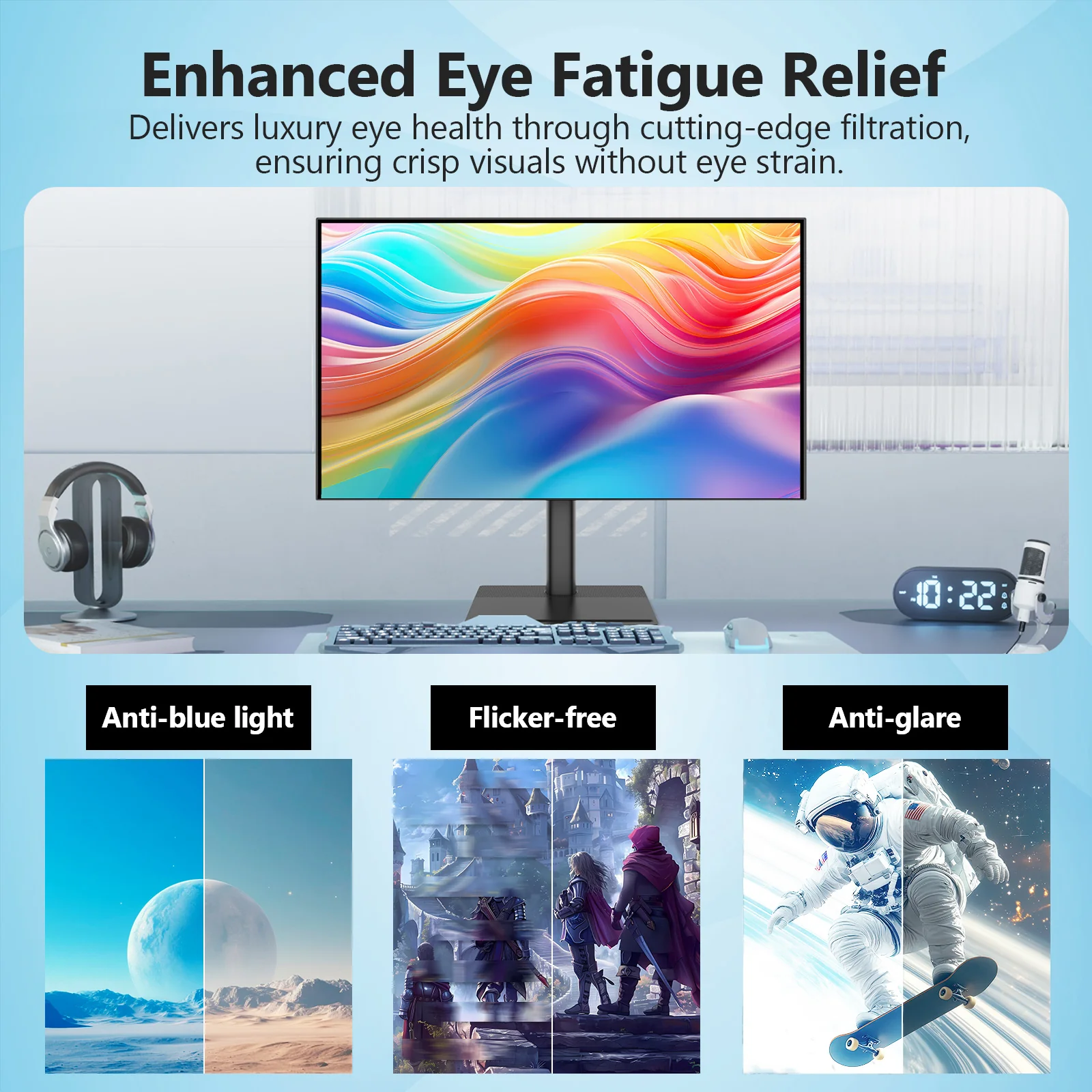 AGEX A27I4K 27" 4K IPS Monitor, Adjustment Stand - Image 4
