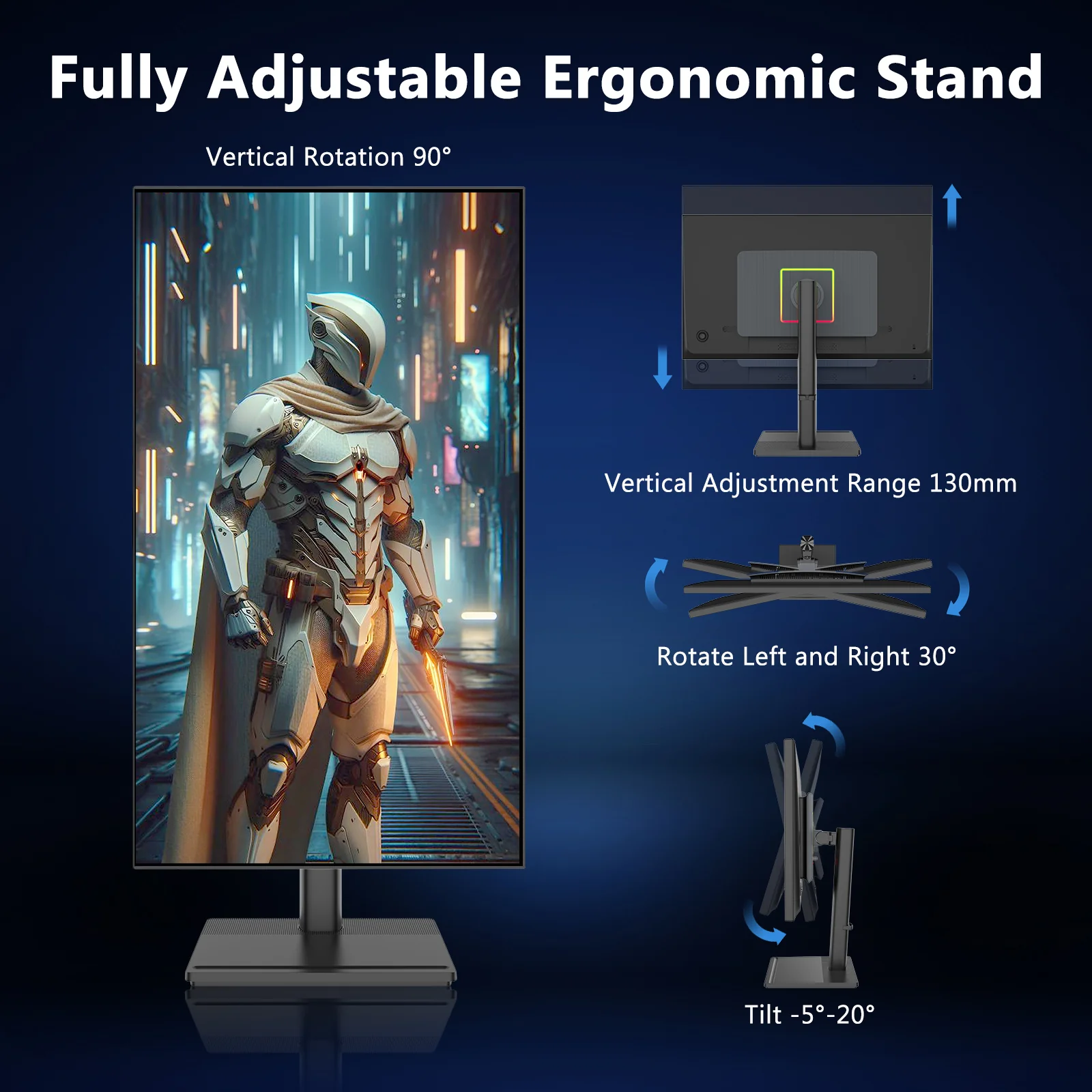 AGEX A27Q 27" 144Hz 2K Fast IPS Gaming Monitor - Image 5