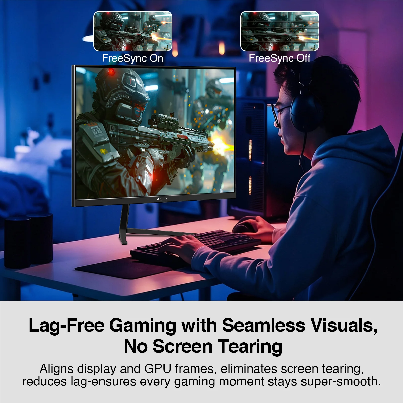 AGEX AG27QS 27" 275Hz 2K IPS Gaming Monitor - Image 7