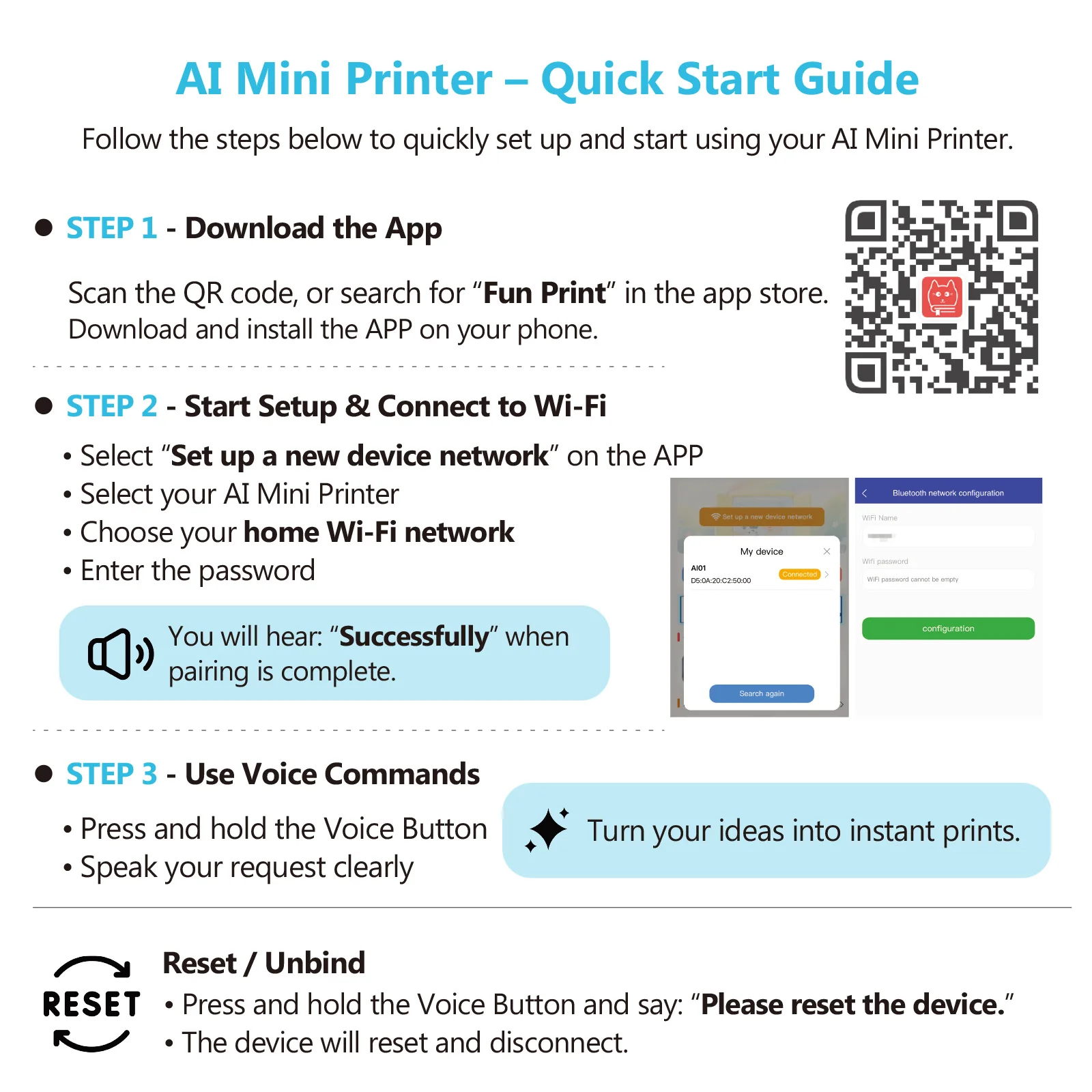 AI Mini Printer Sticker Print Portable Thermal Inkless Maker Bluetooth Pocket Instant Printing for School Office Home for Study Note,Journal,DIY,Gift - Image 7