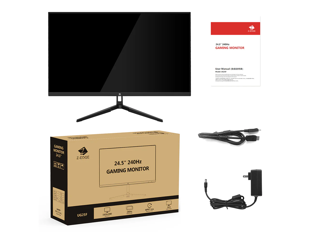Refurbished: Z-EDGE UG25F 24.5" 240Hz Gaming Monitor - Image 7