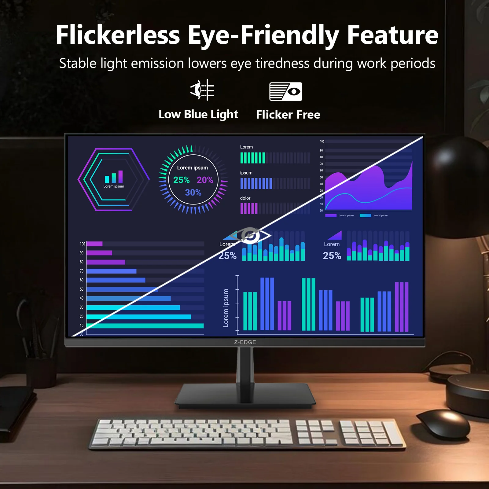 Z-EDGE S274K 27" 120Hz 4K IPS Monitor - Image 8