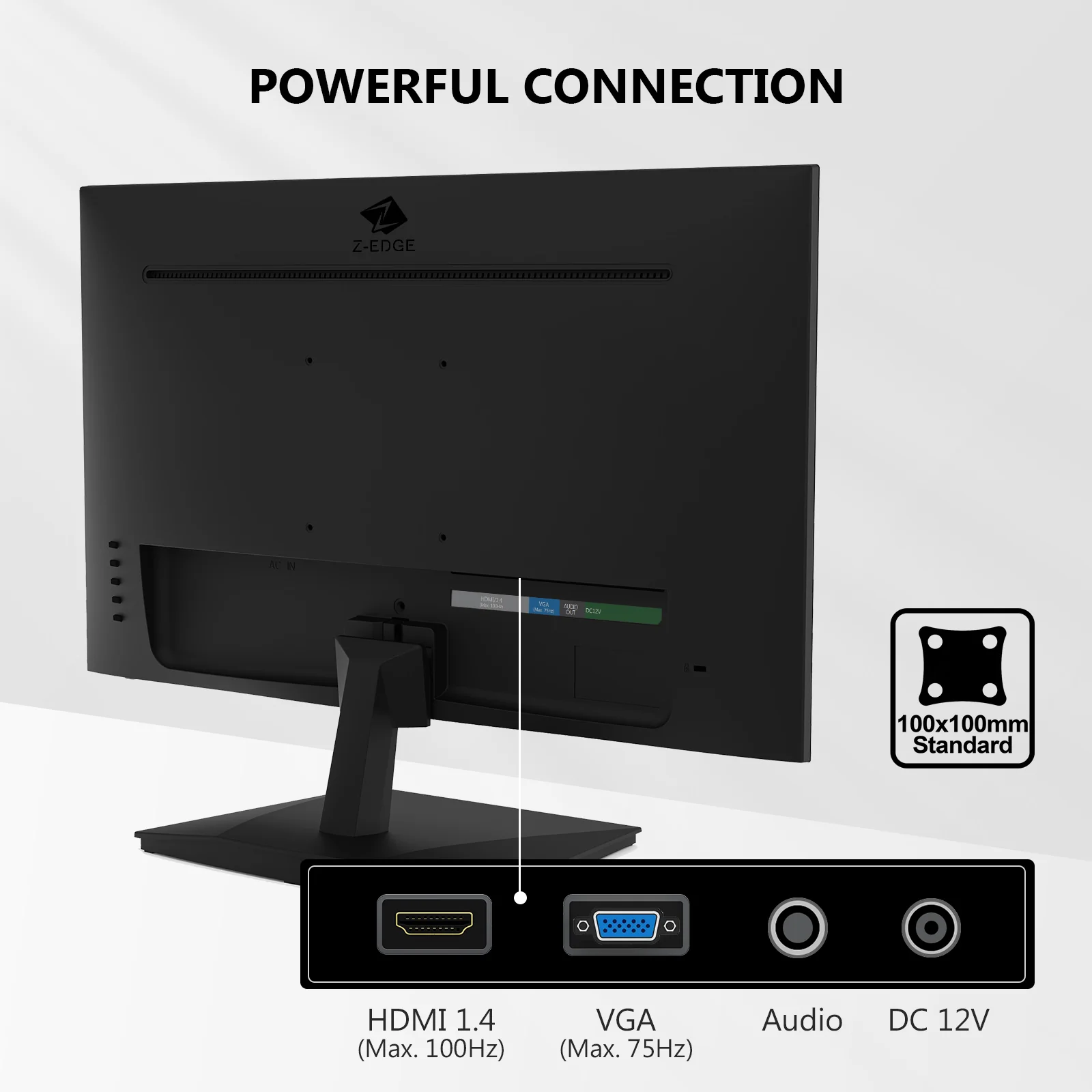 Z-EDGE U24I 24" 100Hz IPS Home & Office Monitor - Image 7