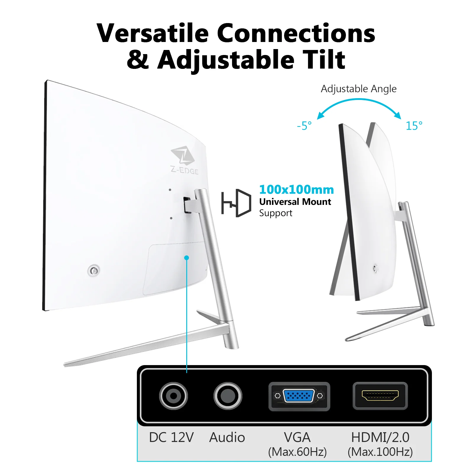Z-EDGE U27C 27" 100Hz Curved Monitor - Image 6