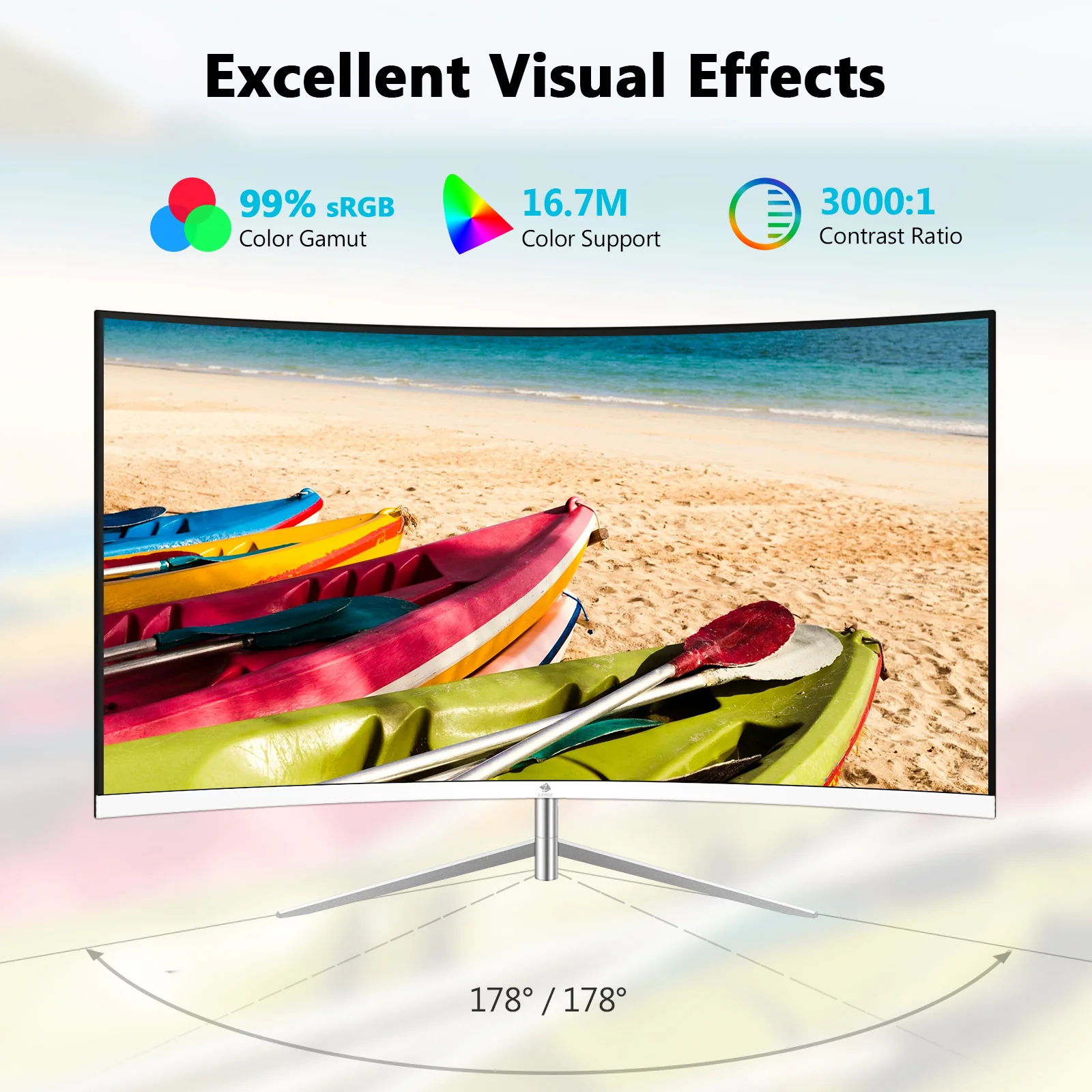 Z-EDGE U27C 27" 100Hz Curved Monitor - Image 8