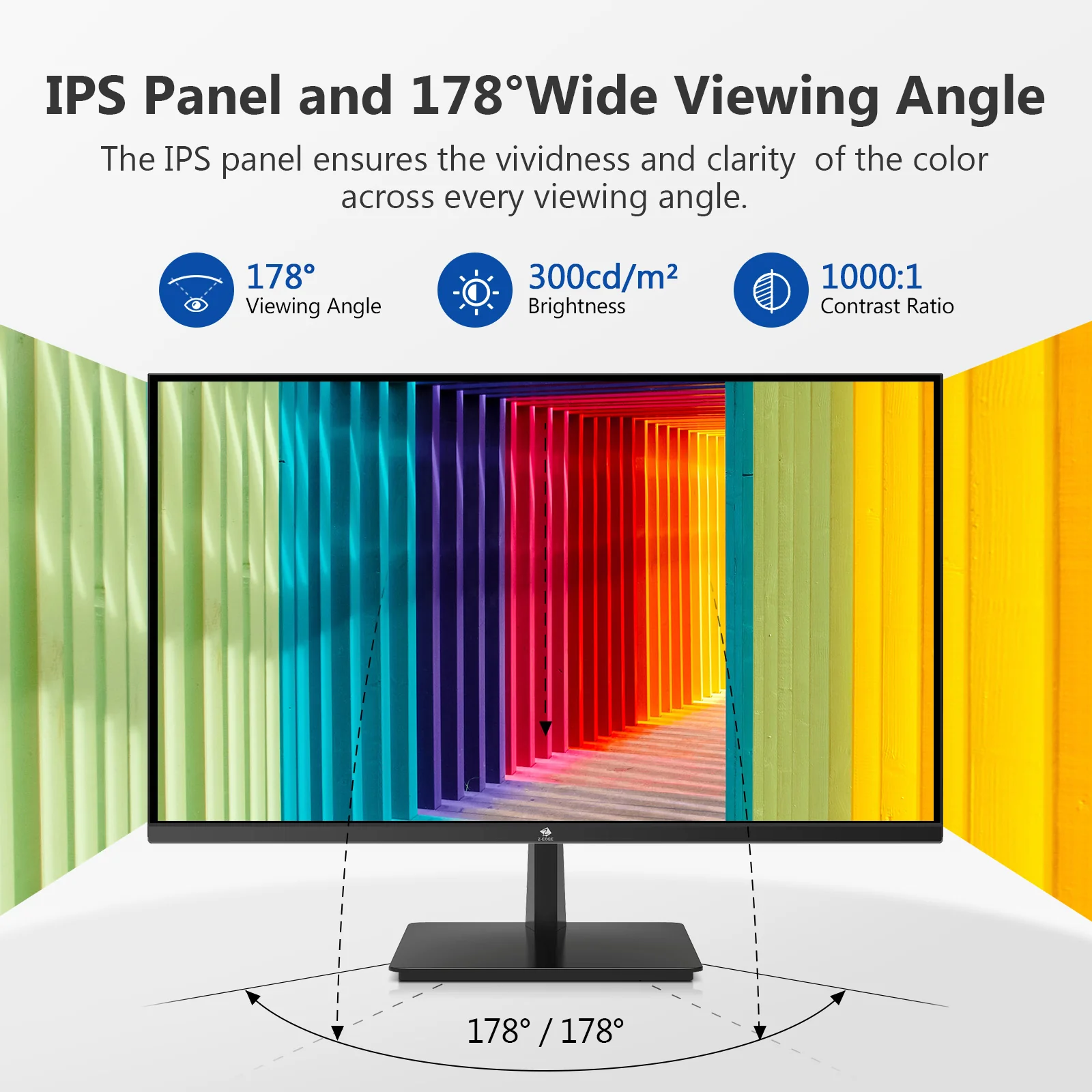 Z-EDGE U28I4K 28" 4K 144Hz IPS Eye-Care Home & Office Monitor - Image 4