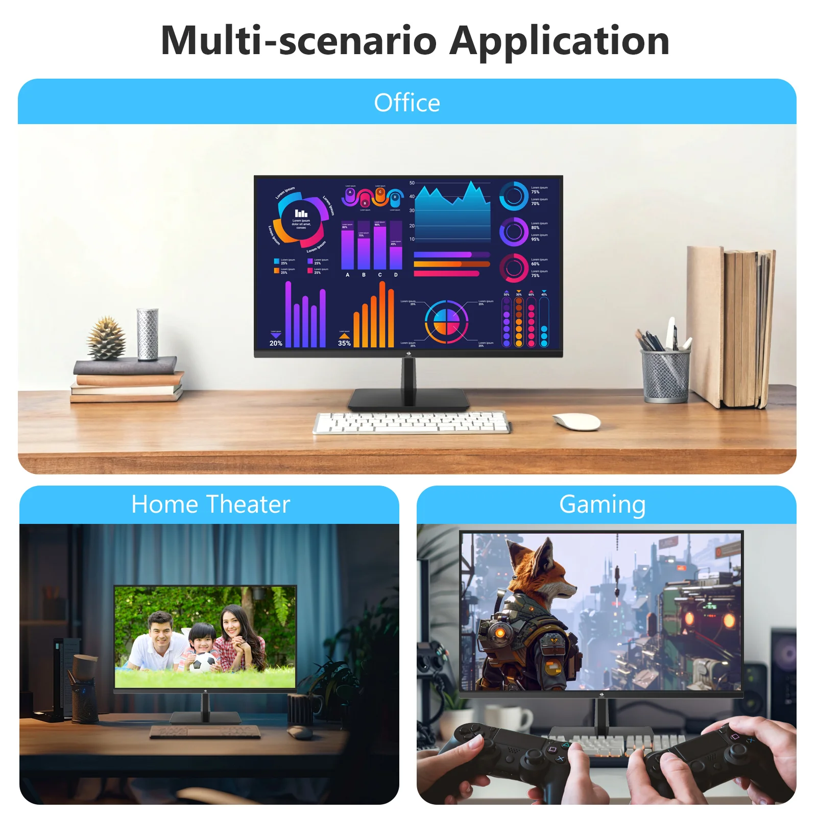 Z-EDGE U28I4K 28" 4K 144Hz IPS Eye-Care Home & Office Monitor - Image 7