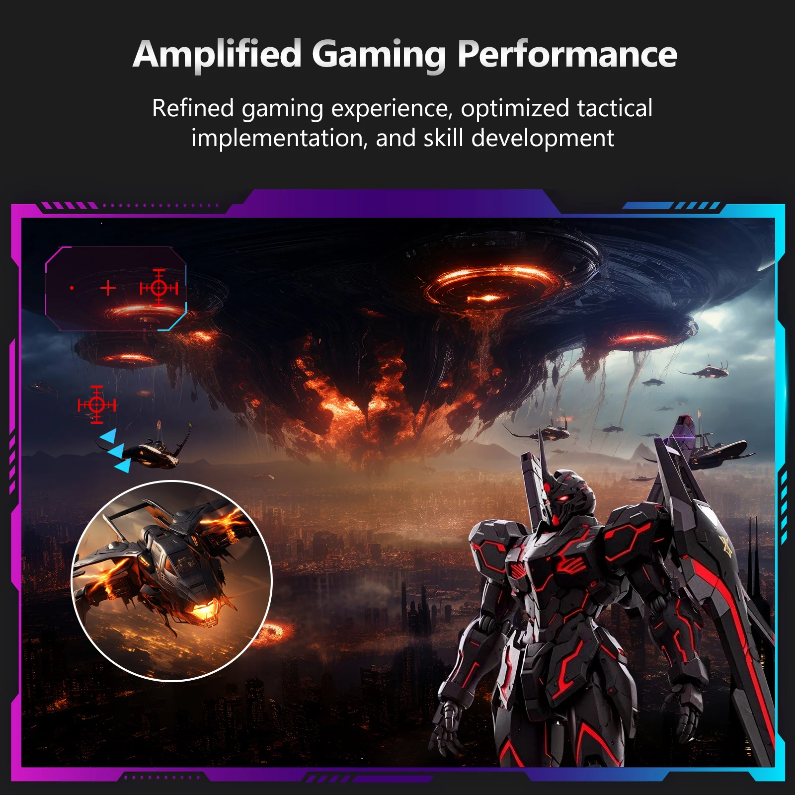 Z-EDGE 24" 240Hz IPS Gaming Monitor, Black - Image 6