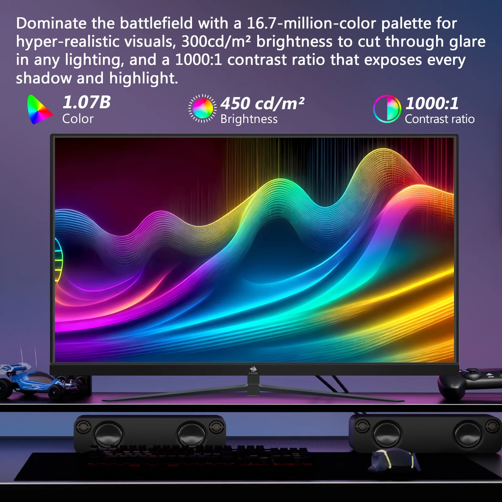 Z-EDGE UG25S 300Hz IPS Gaming Monitor - Image 5