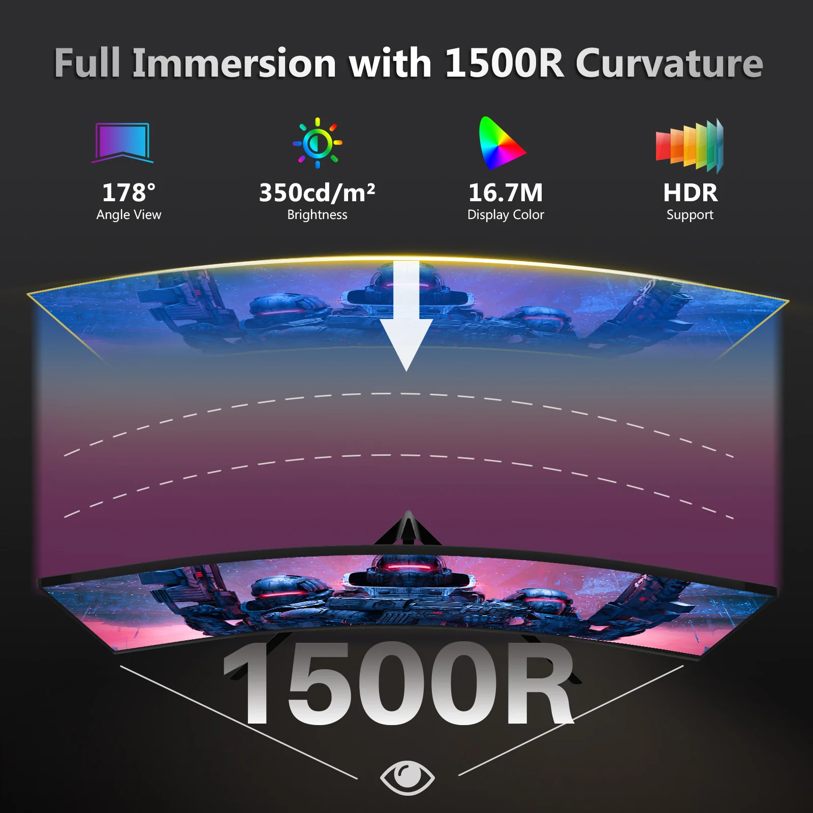 Z-EDGE UG27P 27" 280Hz Curved Gaming Monitor - Image 3