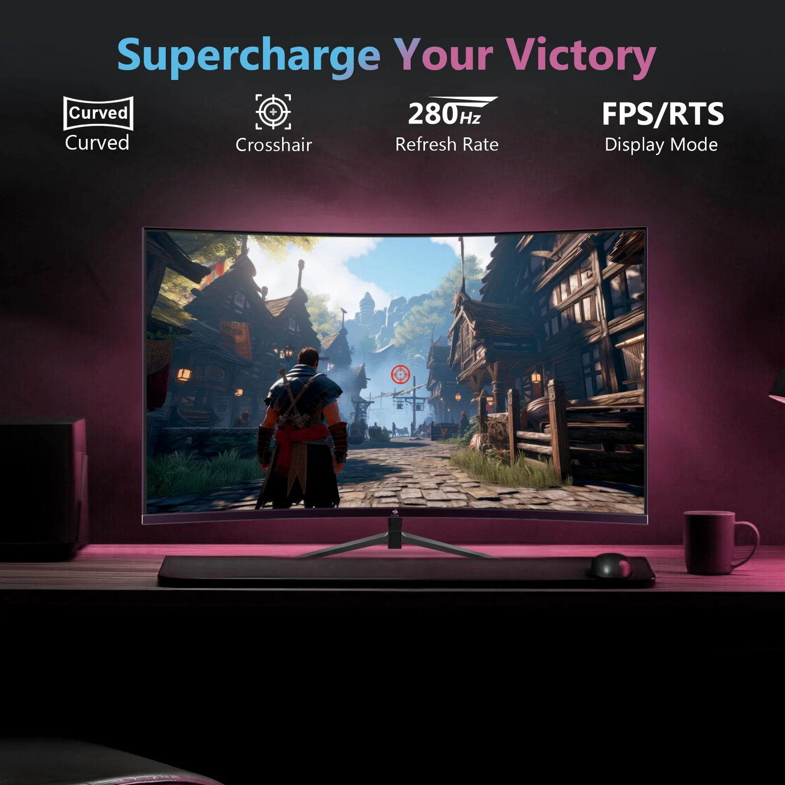 Z-EDGE UG27P 27" 280Hz Curved Gaming Monitor - Image 5