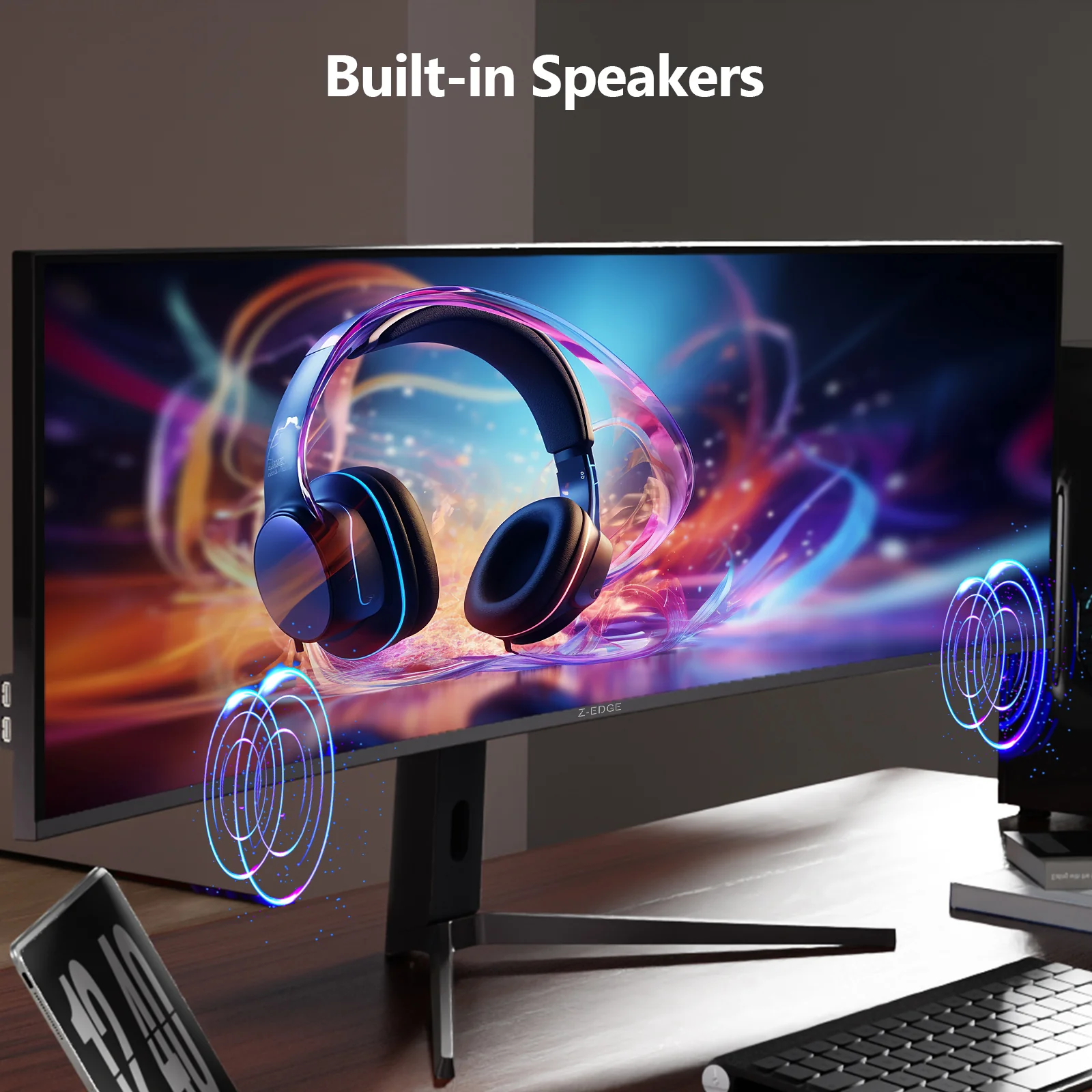 Z-EDGE UG40 40" 120Hz 5K2K 5120x2160 Ultrawide Curved Gaming IPS Monitor - Image 9